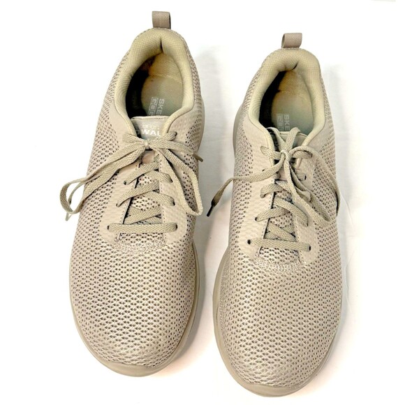 Skechers Go Walk Max Effort Gen 5 Men Size 11 Athletic Sneakers Taupe Mesh 54601 - Picture 4 of 10